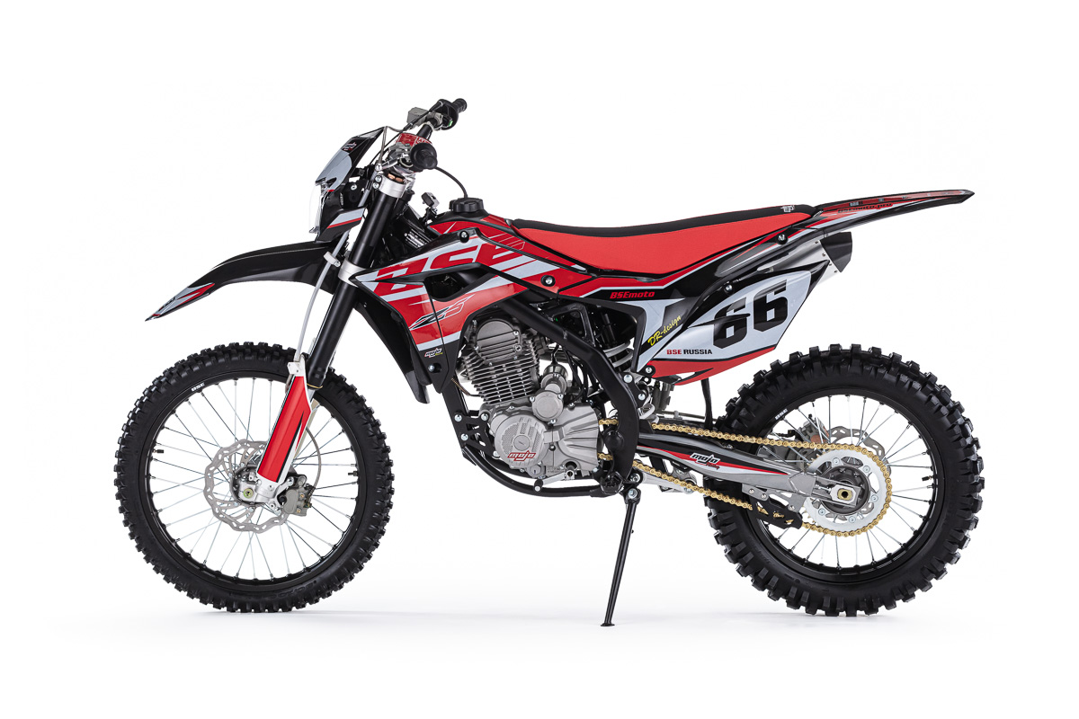 Эндуро / кроссовый мотоцикл BSE Z5 Red Black (050)