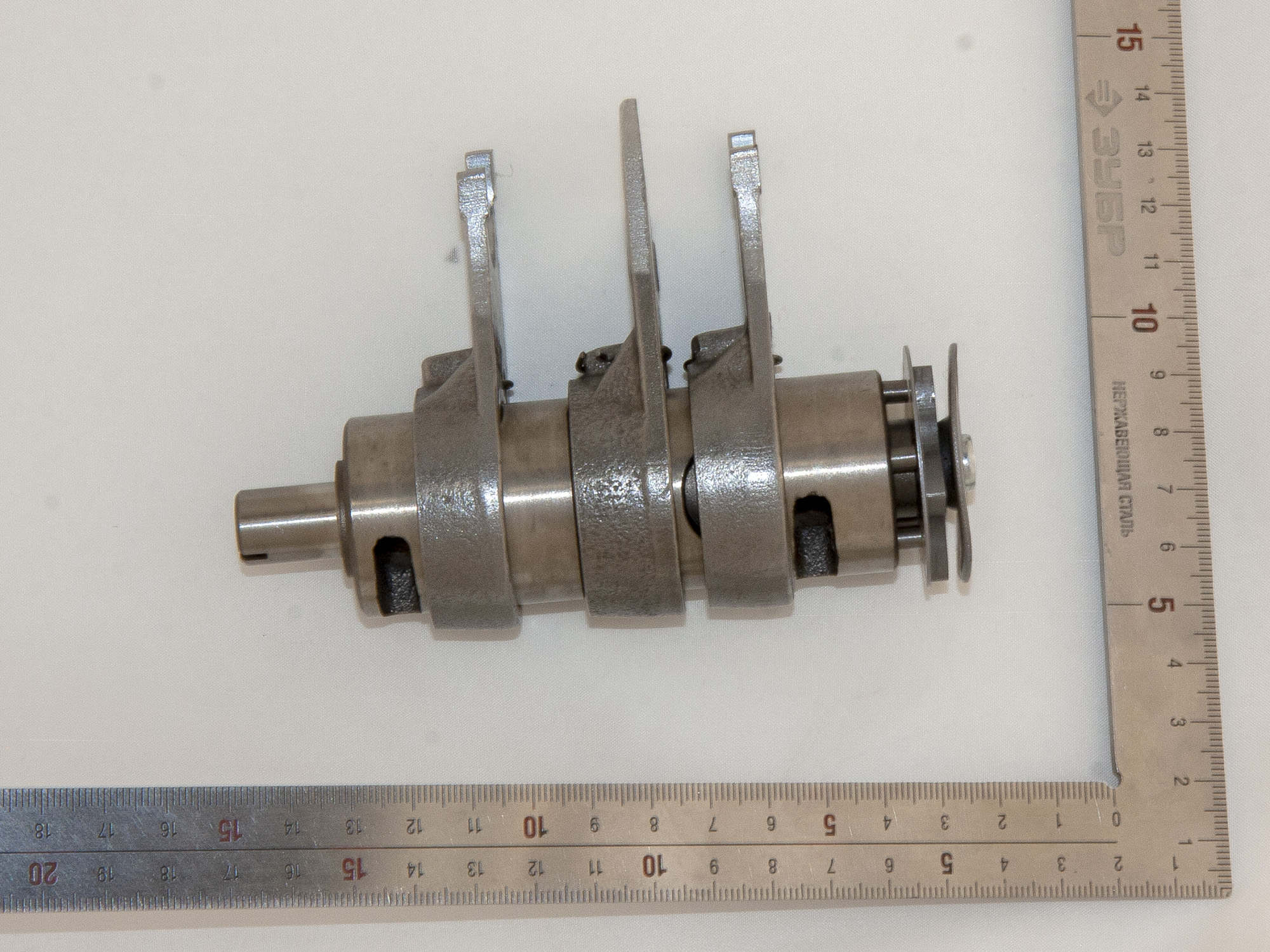 Вал копирный с вилками в сборе