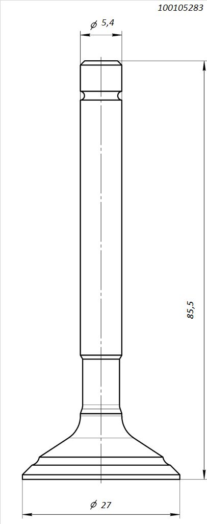 Клапан выпускной