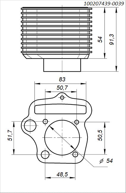 Цилиндр ДВС