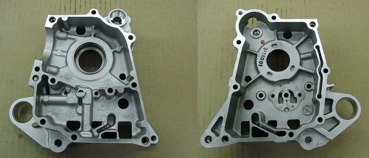 Картер двигателя правая половина