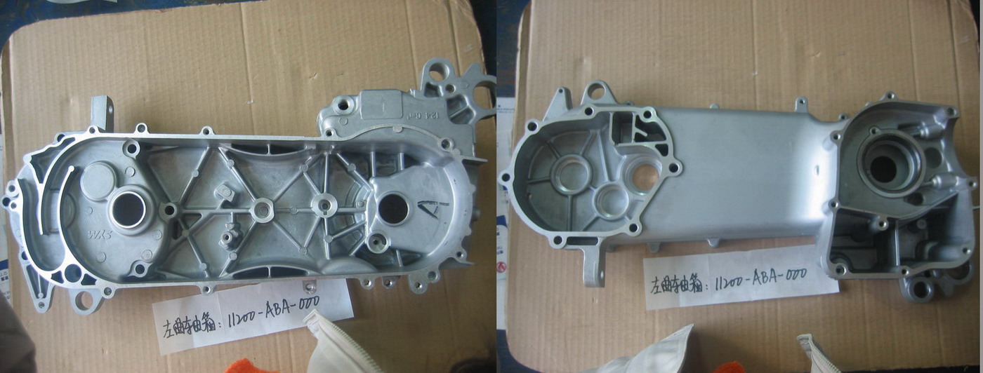 Картер двигателя левая половина