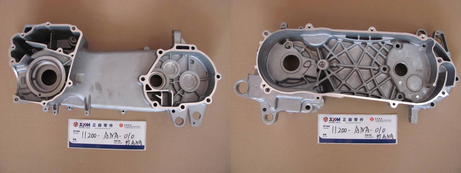 Картер двигателя левая половина