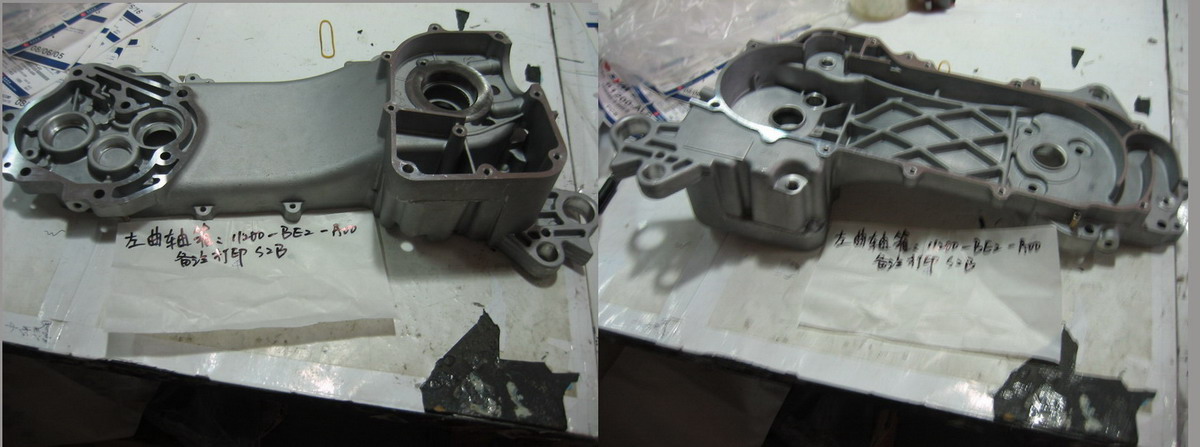 Картер двигателя левая половина