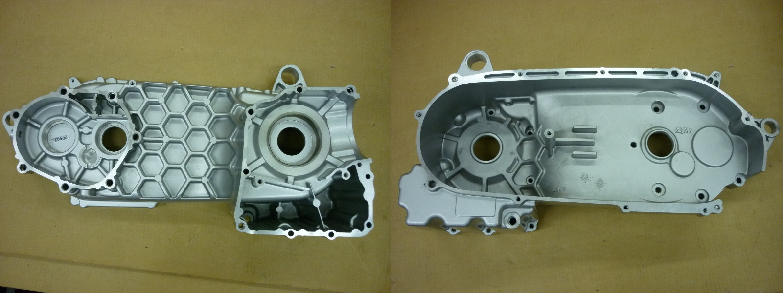 Картер двигателя левая половина