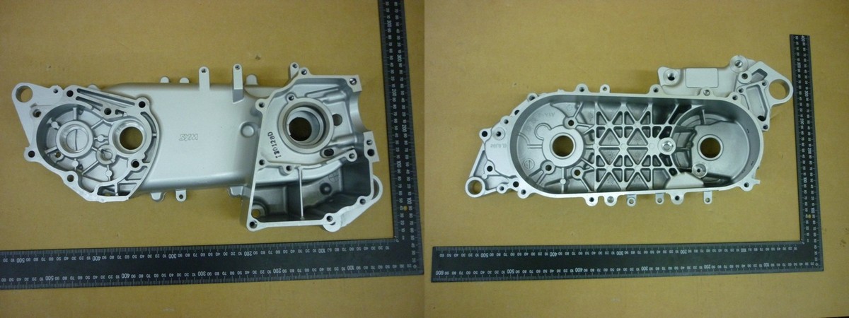 Картер двигателя левая половина