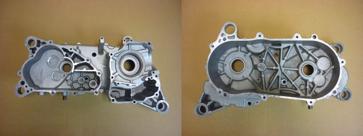 Картер двигателя левая половина