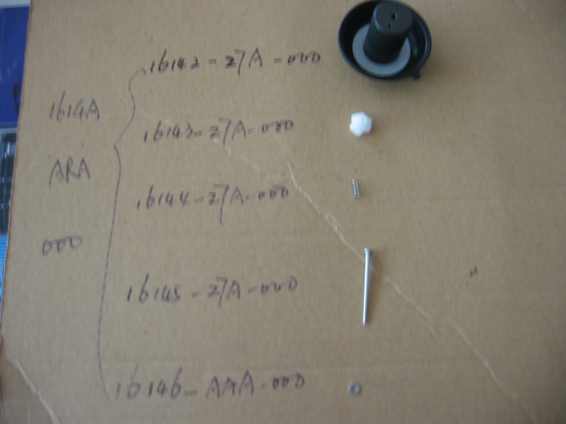 Рем. комплект карбюратора - игла клапан