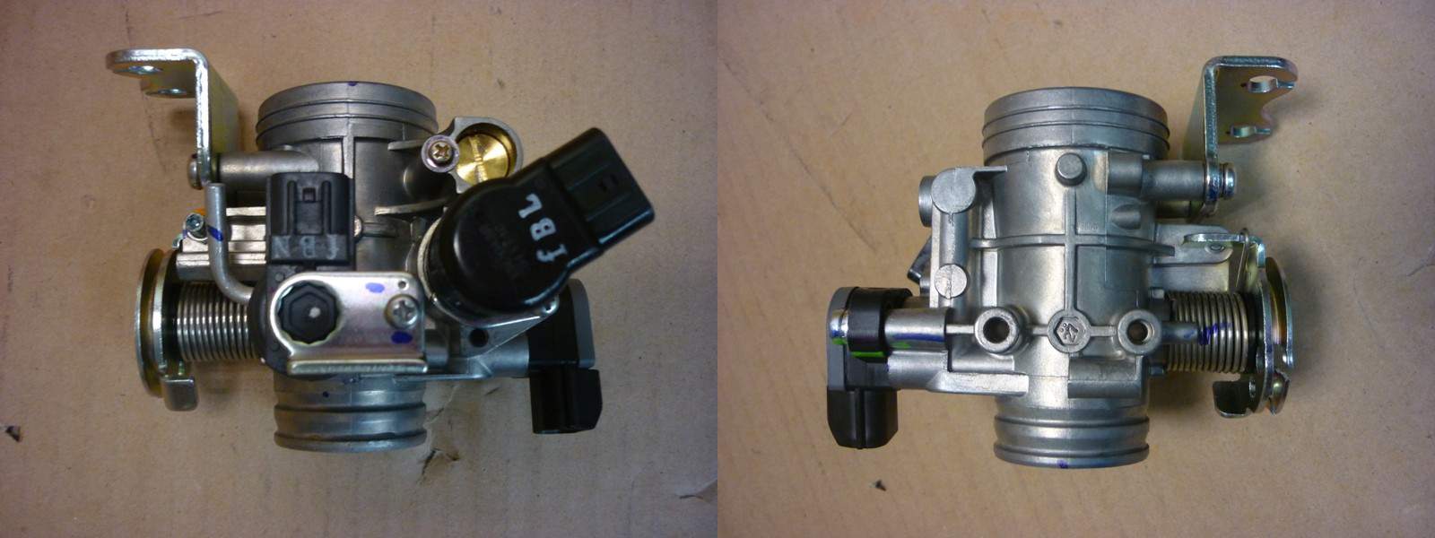 Заслонка дроссельная в сборе