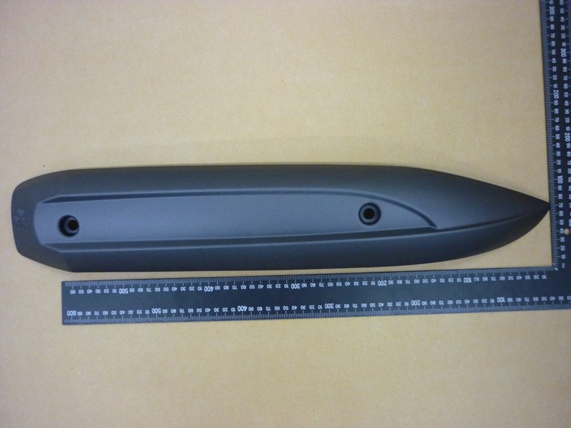 Накладка выхлопной трубы защитная