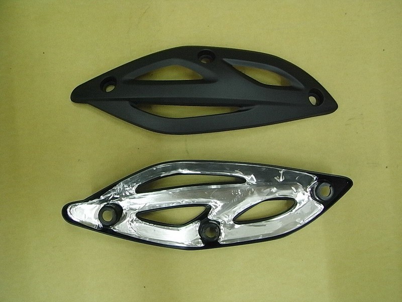 Накладка выхлопной трубы защитная