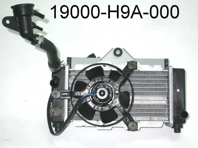 Радиатор с вентилятором и заливн.горловиной в сборе