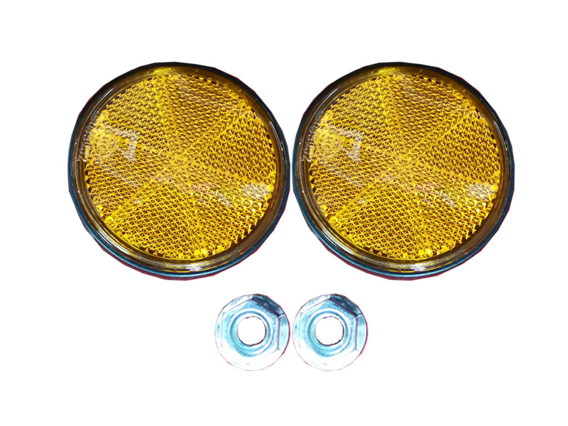 Катафот круглый оранжевый