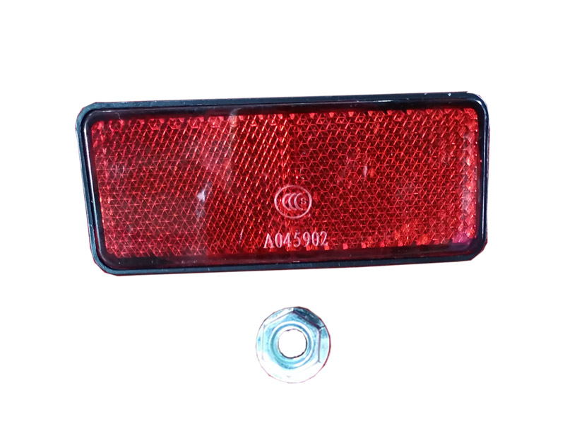 Катафот прямоугольный красный