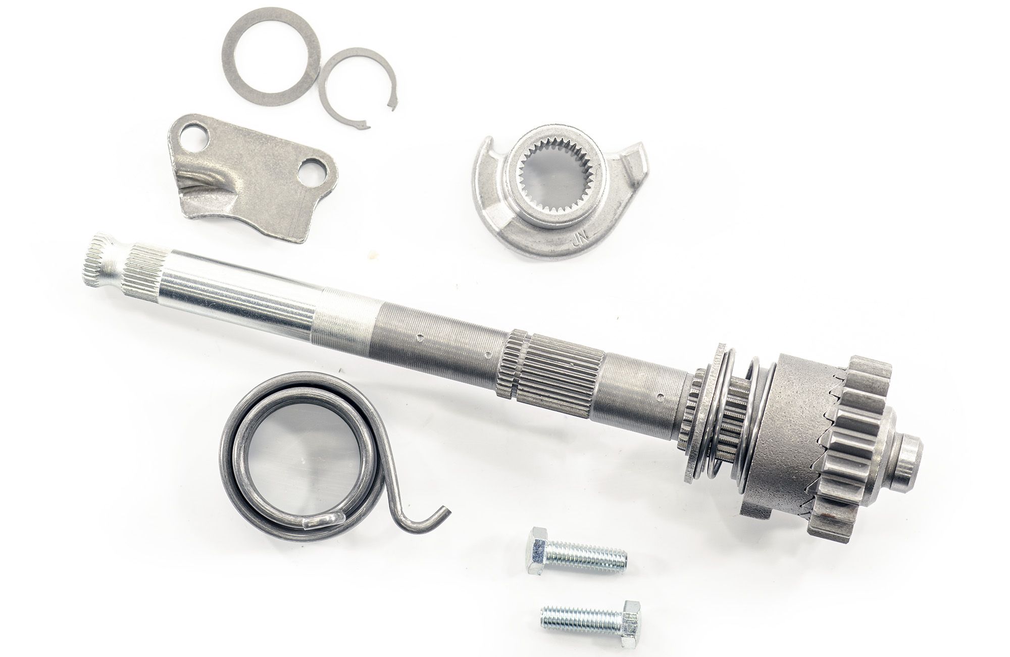 Вал кикстартера в сборе