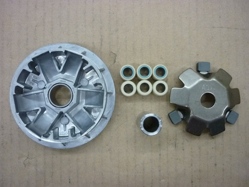 Половина ведущего шкива подвижная