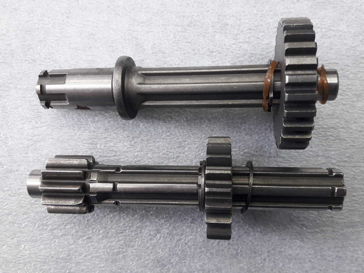 Валы КПП в сборе (p+s)