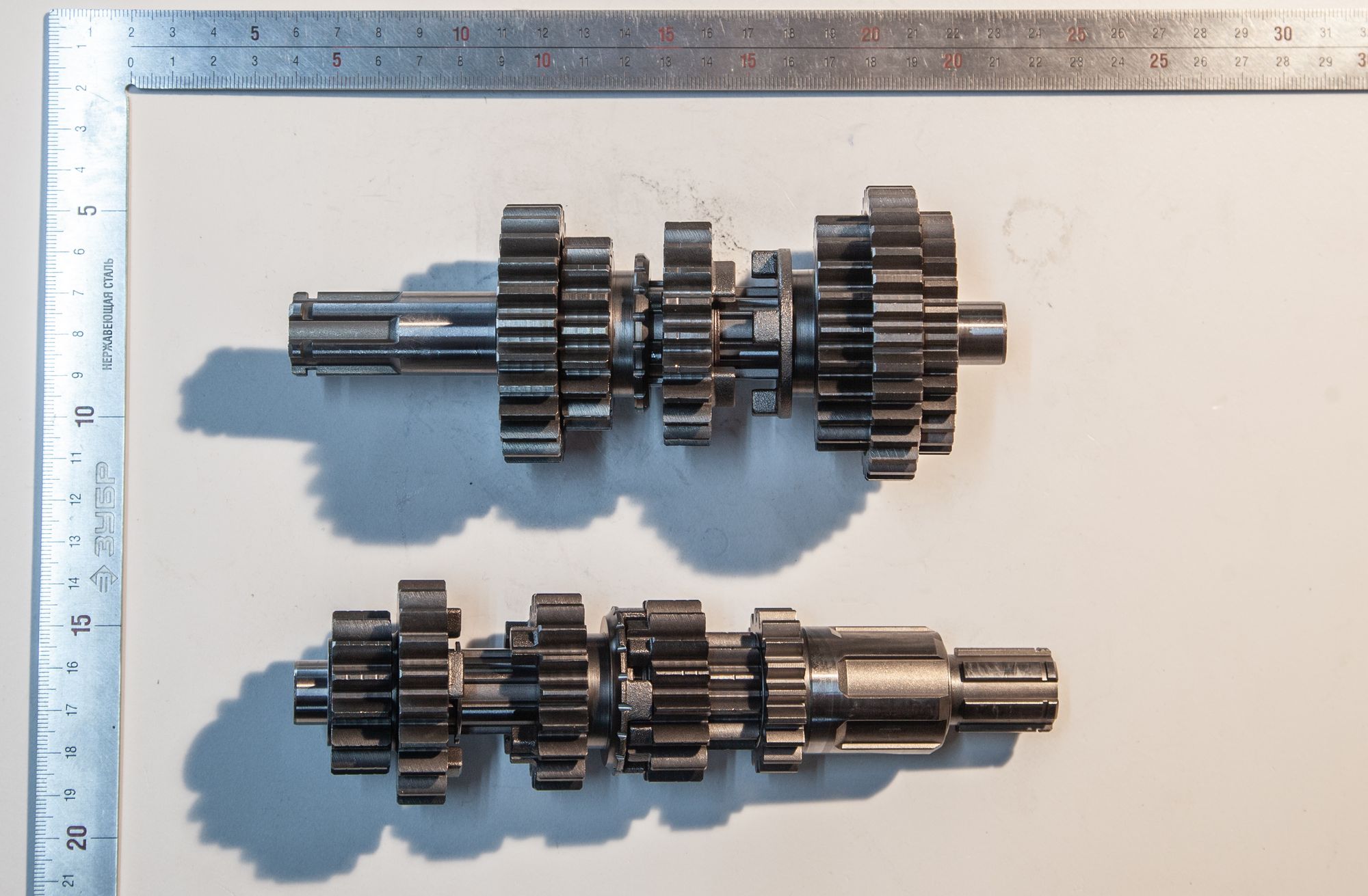 Валы КПП в сборе (p+s)