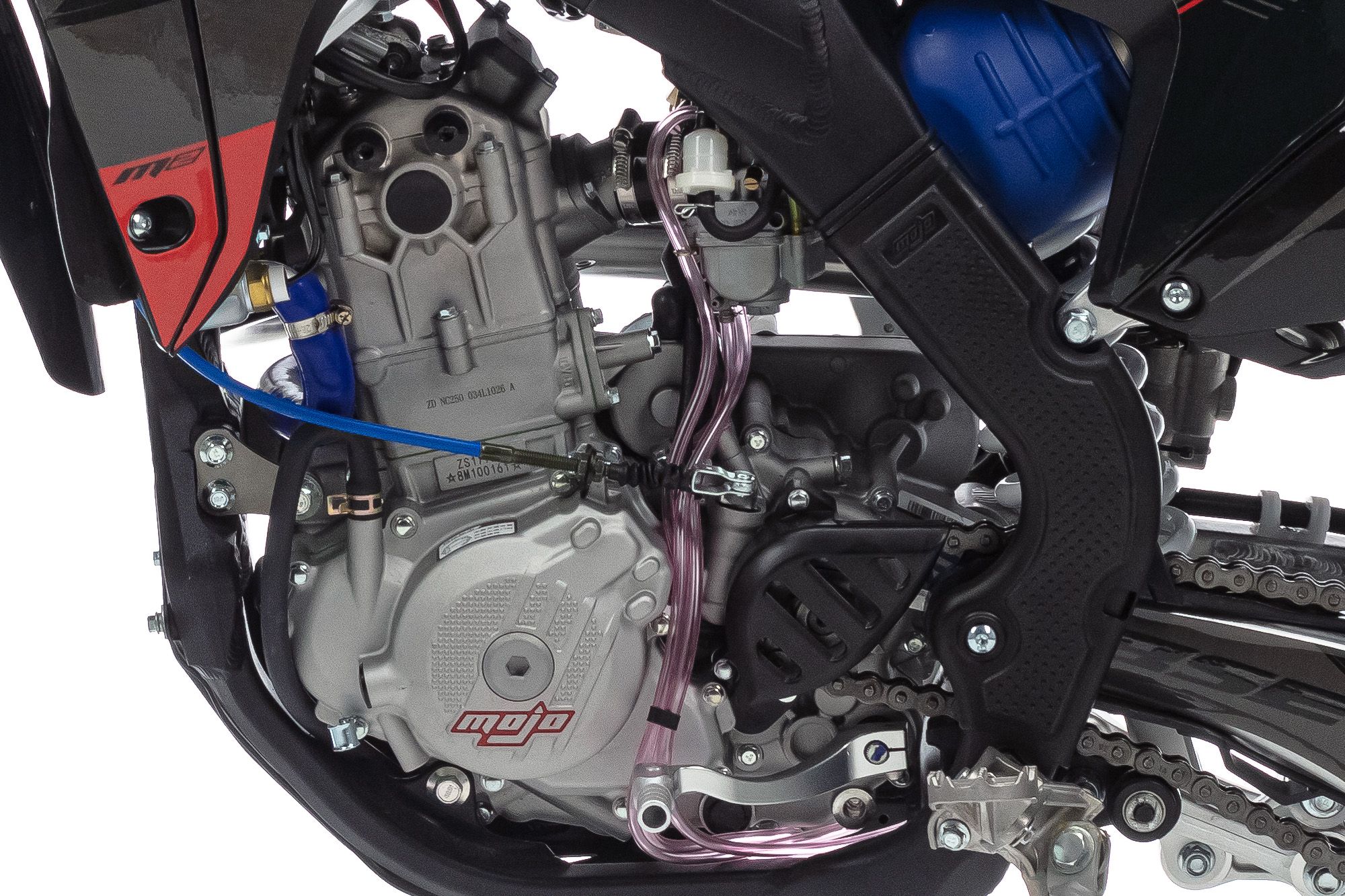 Двигатель в сборе 250cc ZS177MM(NC250) с линией индикации КПП