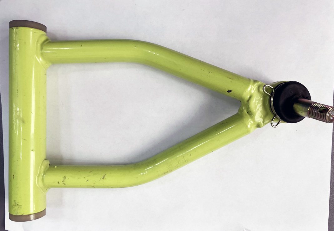 Рычаг нижний левый флуоресцентный зелёный