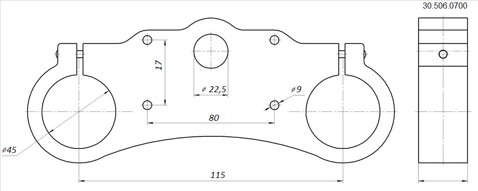 Траверса верхняя Evo CNC