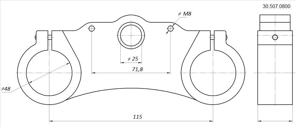 Траверса нижняя Evo CNC
