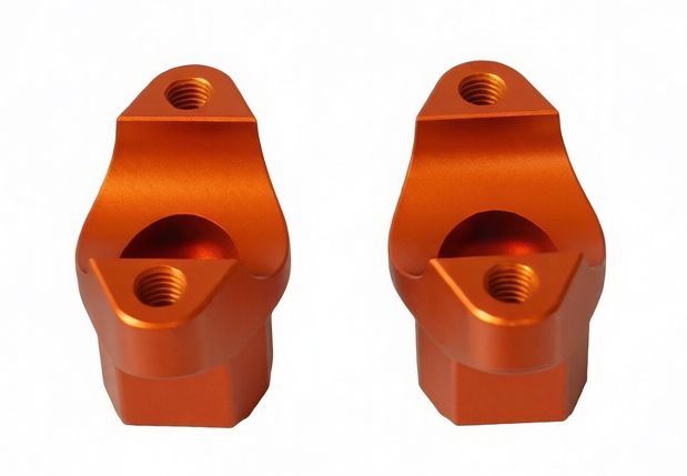 Крепление руля нижнее 28,5 CNC оранжевый