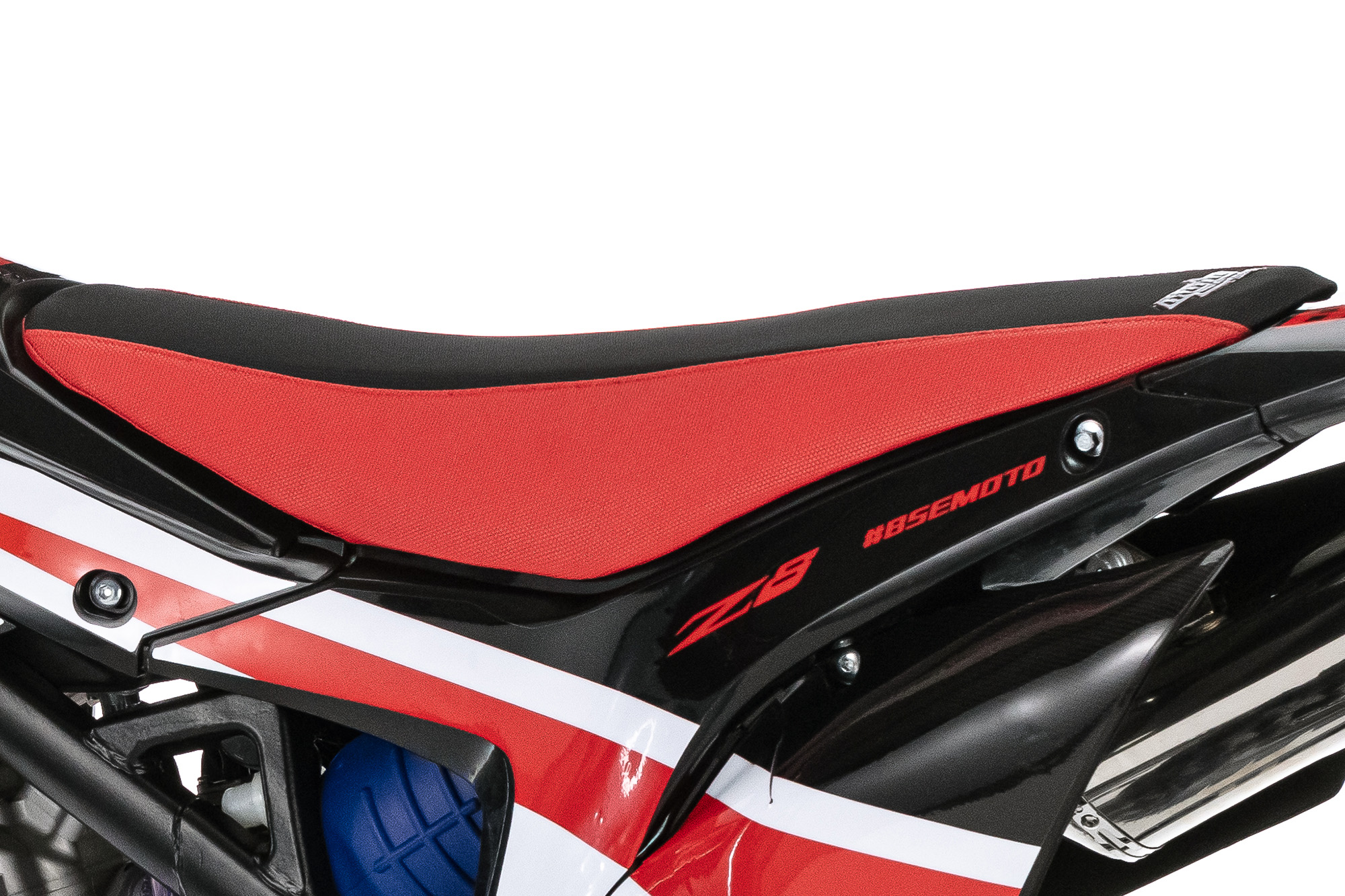 Седло чёрный красный