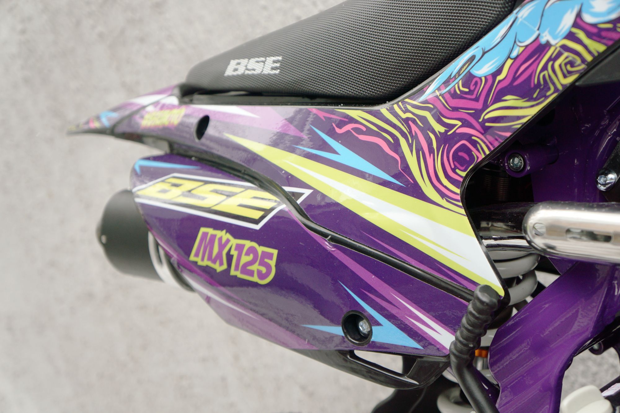 Наклейки BSE MX125 Purple Dragon