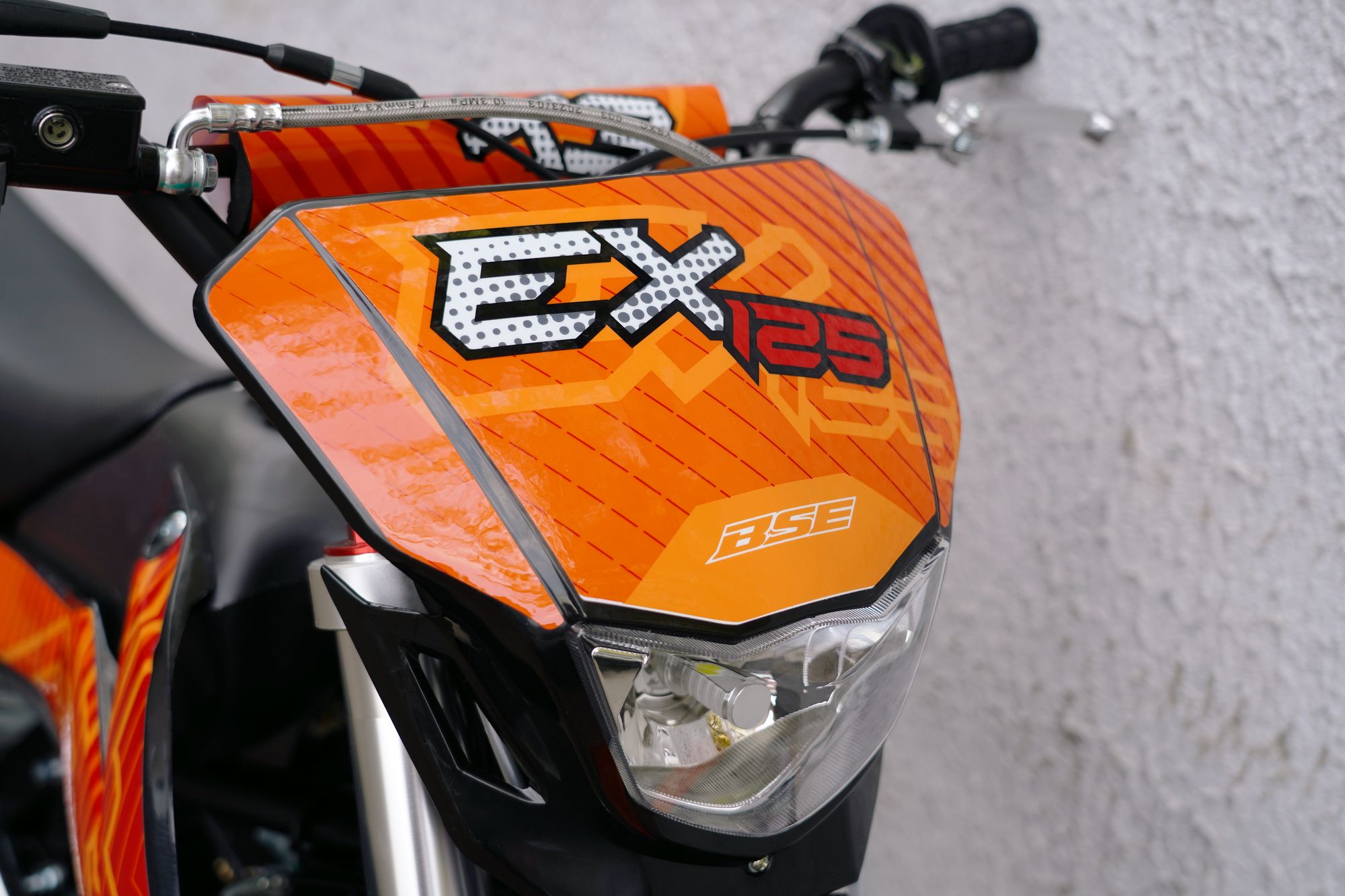 Наклейки BSE EX125 Blue Orange к-т