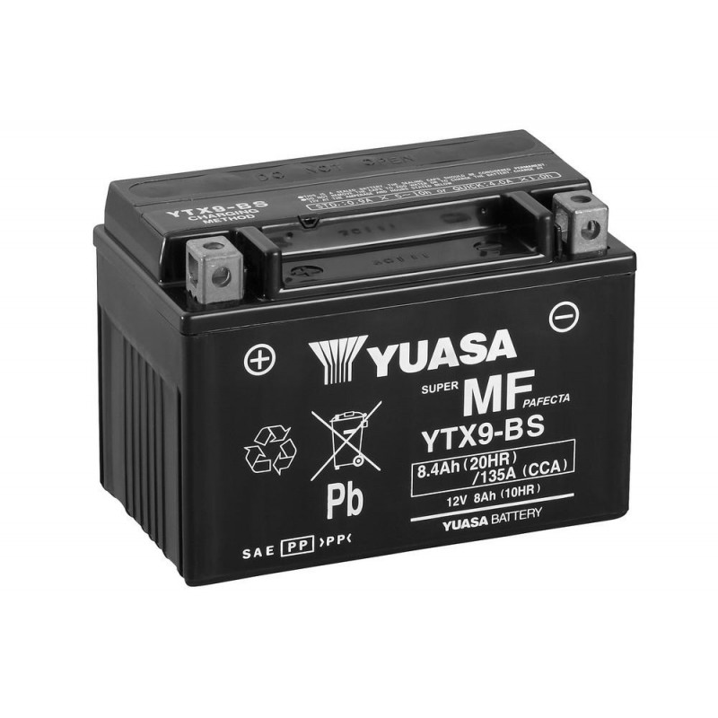 АКБ Yuasa YTX9-BS 150x87x105 + -