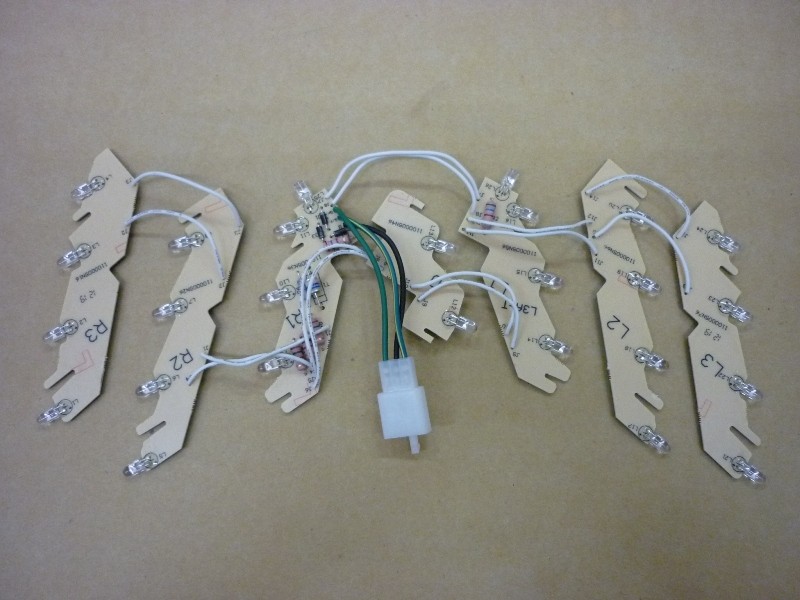 Панель светодиодов заднего фонаря в сборе