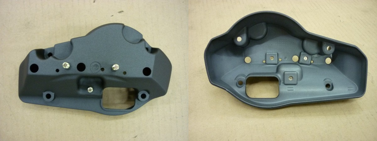 Корпус приборной панели задняя часть матовый черный_GY-7450U