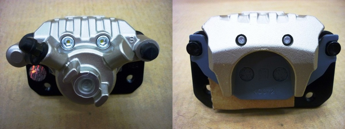 Суппорт заднего дискового тормоза