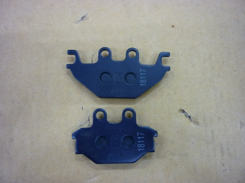 Колодки тормозные задние к-т