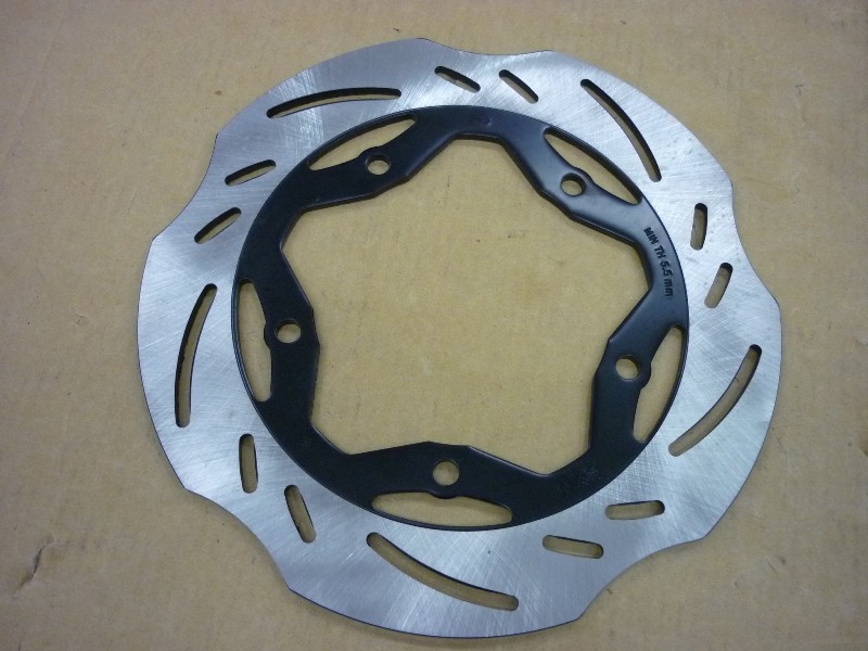 Диск тормозной задний черный_BK-001C