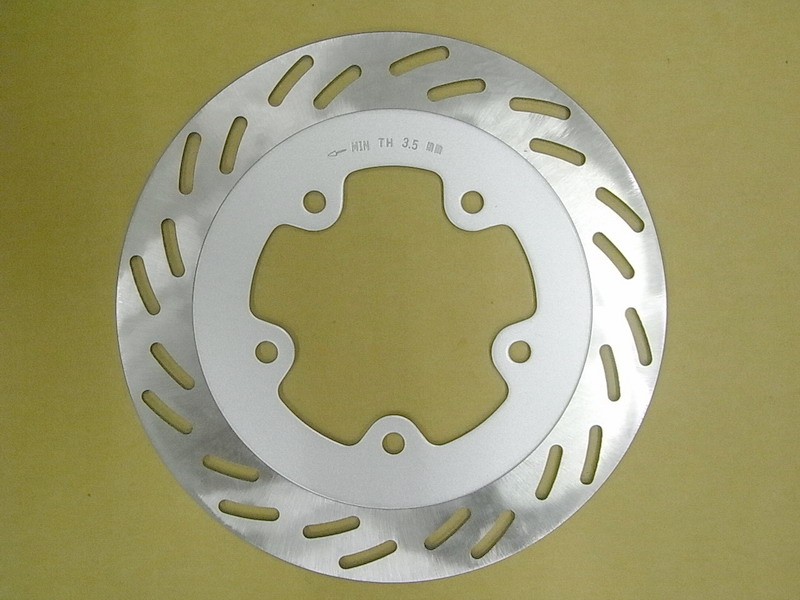 Диск тормозной задний серебристый_S-421S