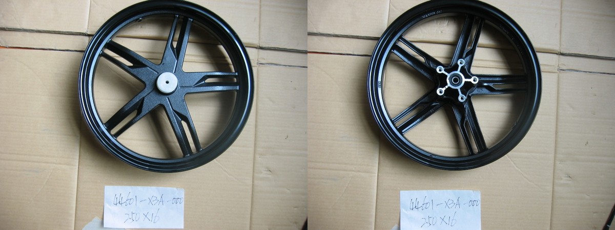 Диск колёсный передний 16"x2.50" 5отв.*d89, ось 12 мм, диам. Болтов 8 SYM