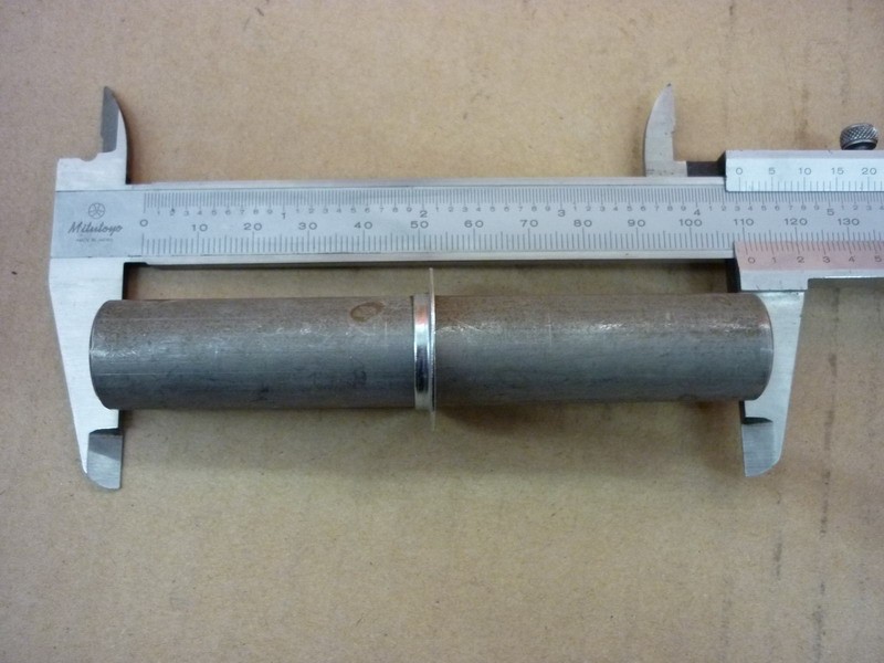 Втулка проставочная оси переднего колеса