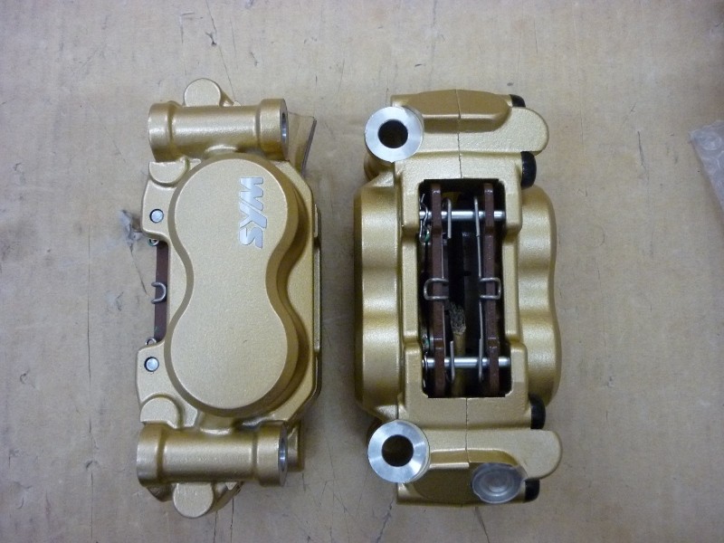 Суппорт дискового тормоза передний правый CHAMPAGNE_GD-7403SL