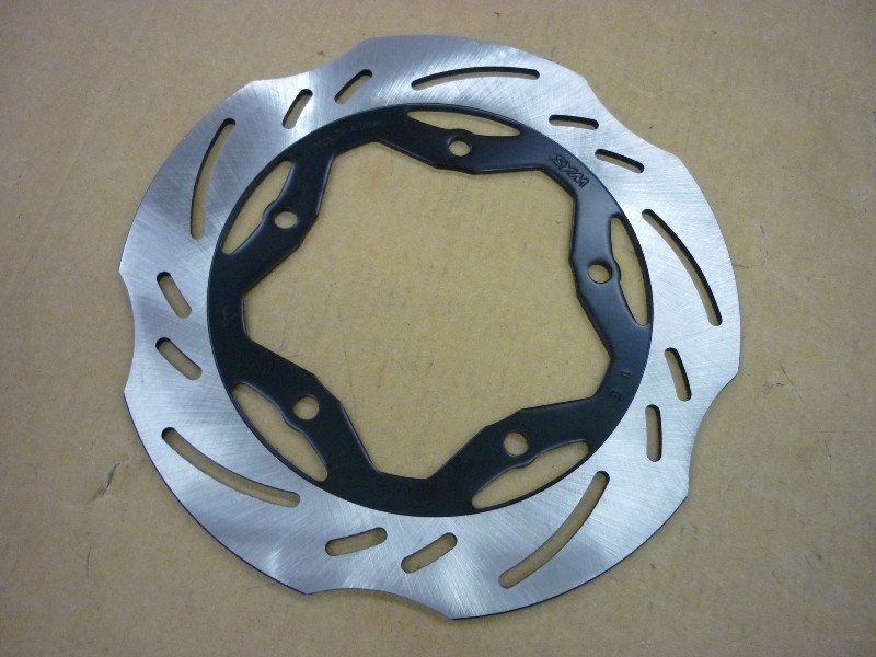 Диск тормозной передний левый черный_BK-001C