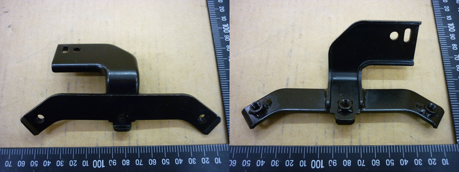 Крепление тормозного шланга переднего