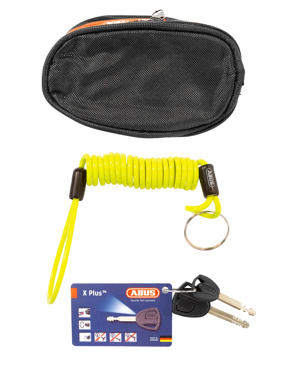 Замок мото ABUS GRANIT SLEDG 77 grip красный