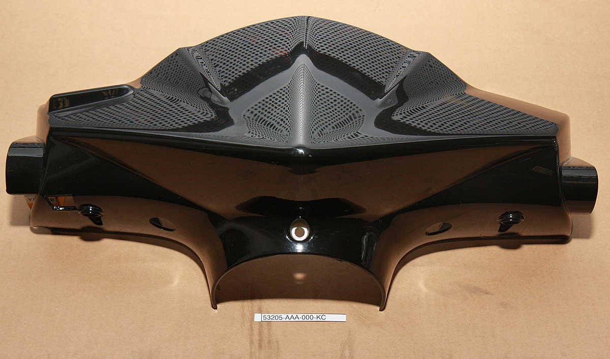 Облицовка руля передняя чёрный (BK-007U)