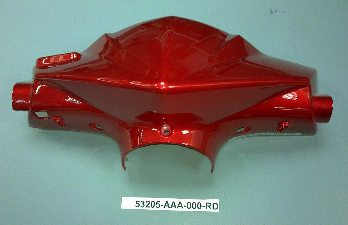 Облицовка руля передняя красный (R-010CA)