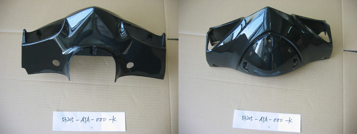 Облицовка руля передняя чёрный (BK-001C)