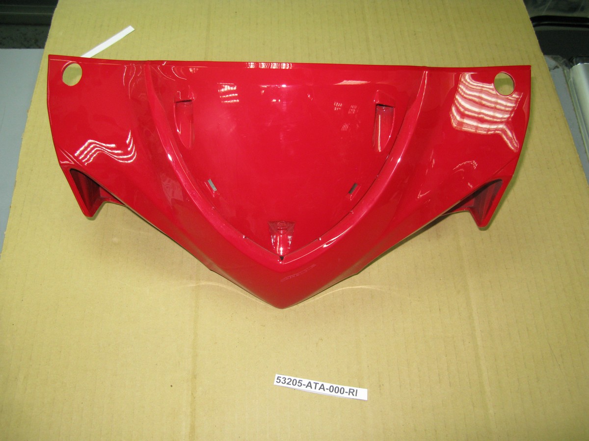 Облицовка руля передняя красный (R-086)