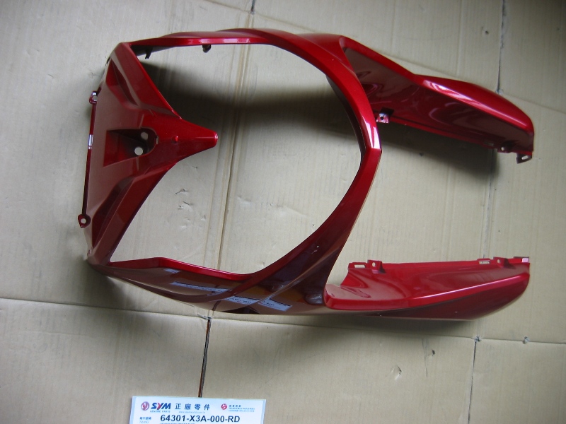 Облицовка передняя красный (R-010CA)