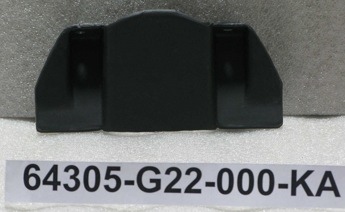 Накладка передняя верхняя черный_BK-001U