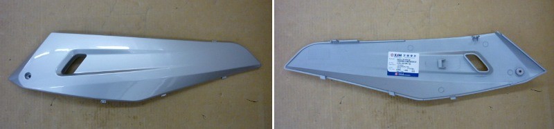 Облицовка декоративная левая серебристый_S-421S-D